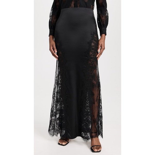  LAGENCE Minka Long Lace Panel Skirt LGENC31857