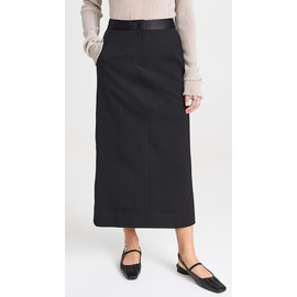 Tailored Wool Cotton Twill Long Skirt 렉토 RECTO30010