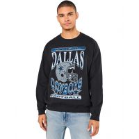 Mens Junk Food Clothing NFL Dallas Cowboys Helmet Crew Fleece