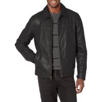 Mens Tommy Hilfiger Classic Faux Leather Jacket_Dark Brown