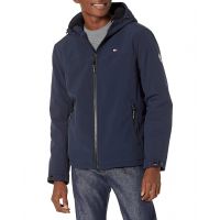 Mens Tommy Hilfiger Soft Shell Sherpa Lined Performance Jacket_Dark Midnight