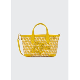 Anya Hindmarch I Am A Plastic Bag Tote - Mini Motif In Cumin Recycled Canvas 4091219