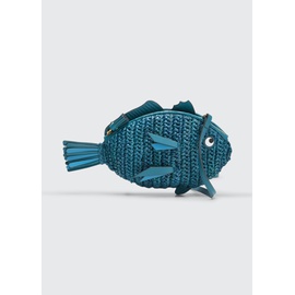 Anya Hindmarch Fish Raffia Clutch Bag 4258694