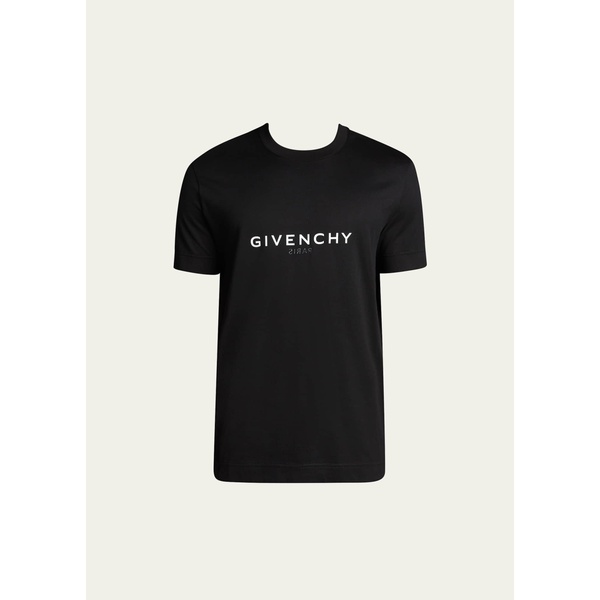지방시 지방시 Givenchy Mens Slim Basic Logo T-Shirt 4095098