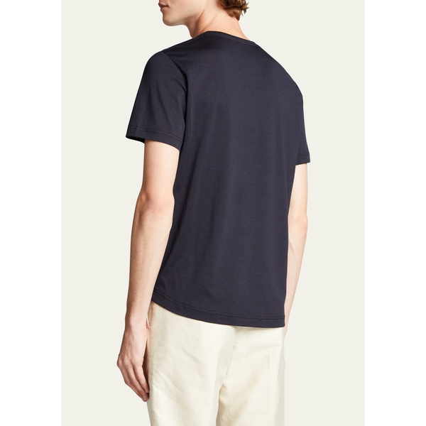  로로 피아나 Loro Piana Mens Silk Cotton Jersey T-Shirt 1643242