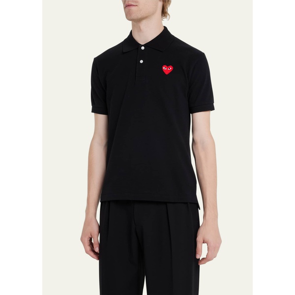  Comme des Garcons Mens Polo Shirt with Heart 2522780