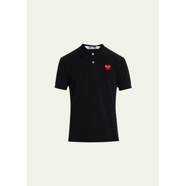 Comme des Garcons Mens Polo Shirt with Heart 2522780
