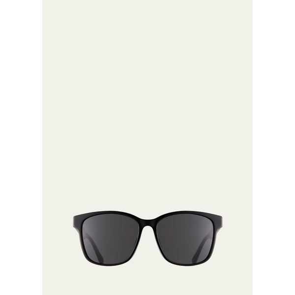 구찌 구찌 Gucci Mens Square Acetate Sunglasses with Signature Web 2763936