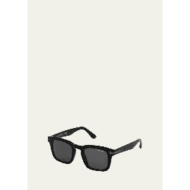 톰포드 TOM FORD Mens Dax Square Solid Acetate Sunglasses 3300378