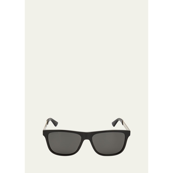 구찌 구찌 Gucci Mens Square Acetate Logo Sunglasses 3418501