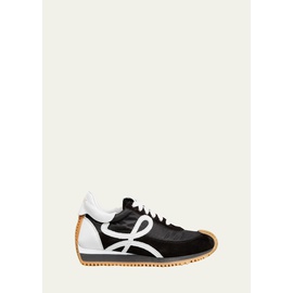 로에베 Loewe Flow Mixed Leather Bicolor Runner Sneakers 4082253