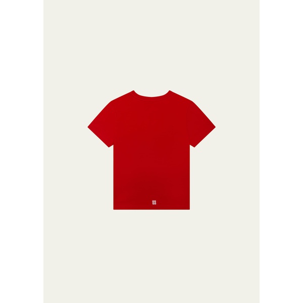 지방시 지방시 Givenchy Boys Short-Sleeve T-shirt with 4G Logo On Front, Size 8-14 4253622