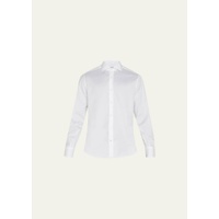 브루넬로 쿠치넬리 Brunello Cucinelli Mens Spread Collar Cotton Sport Shirt 4303330