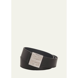 지방시 Givenchy Mens 4G-Buckle Reversible Leather Belt 4398867