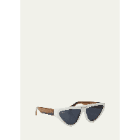 오프화이트 Off-White Mens Gustav Logo-Bridge Contemporary Sunglasses 4404858