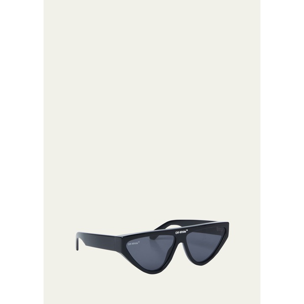  오프화이트 Off-White Mens Gustav Logo-Bridge Contemporary Sunglasses 4404859