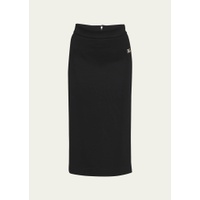 Dolce&Gabbana Pencil Skirt with Logo Detail 4430569