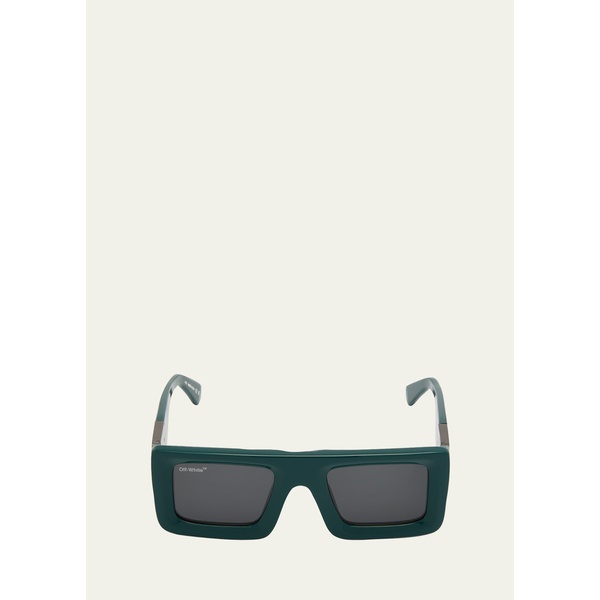  오프화이트 Off-White Mens Leonardo Oversized Arrows Rectangle Sunglasses 4433437