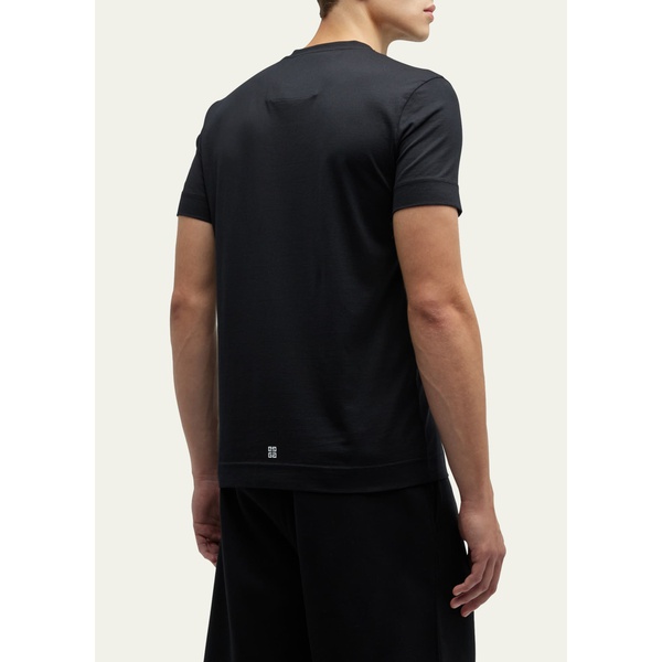 지방시 지방시 Givenchy Mens Basic Logo Crew T-Shirt 4445289