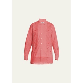 보디 Bode Braided Couching Lace-Trim Shirt 4471016