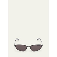 발렌시아가 Balenciaga Mens Metal Cat-Eye Sunglasses with Logo 4477112