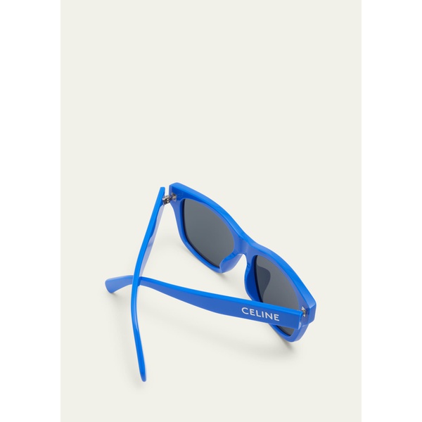  Celine Mens Monochroms Square Acetate Sunglasses 4497505