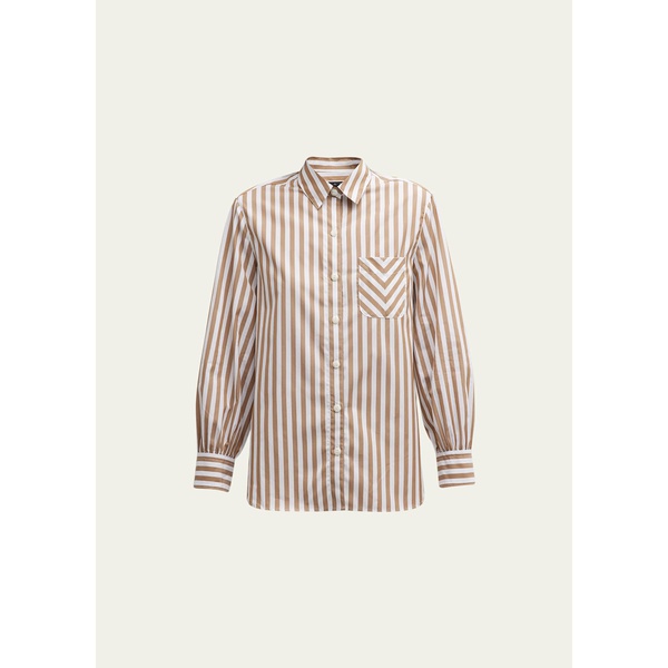 레그앤본 래그 앤 본 Rag & Bone Maxine Striped Button-Front Shirt 4499515