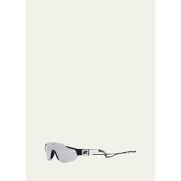 펜디 펜디 Fendi Mens Rimless Nylon Wrap Sunglasses with Lanyard 4500635