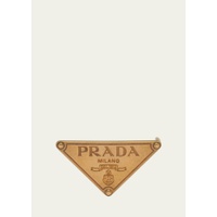 Prada Mens Triangle Logo Metal Belt Buckle 4509698