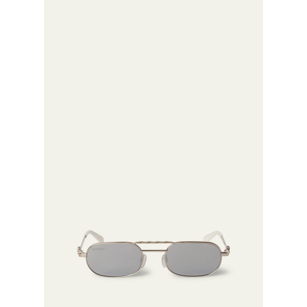  오프화이트 Off-White Mens Baltimore Oval Aviator Sunglasses 4512367