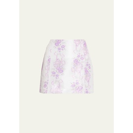 LoveShackFancy Charma Floral Mini Skirt 4512807
