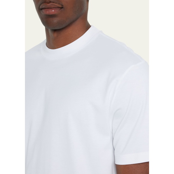  로로 피아나 Loro Piana Mens Jersey Cotton Crewneck T-Shirt 4515074