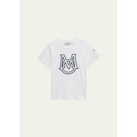 몽클레어 Moncler Boys Embroidered Monogram T-Shirt, Size 4-14 4516555