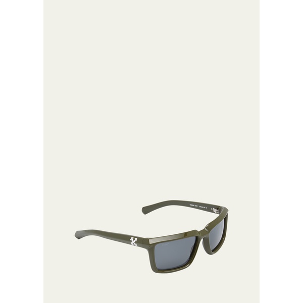  오프화이트 Off-White Mens Portland Rectangle Acetate Sunglasses 4519501