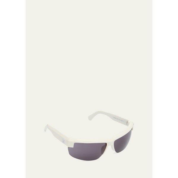  오프화이트 Off-White Mens Toledo Half-Rim Acetate Sunglasses 4519579