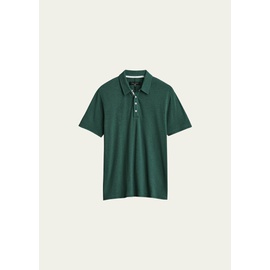 래그 앤 본 Rag & Bone Mens Linen-Blend Polo Shirt 4524737