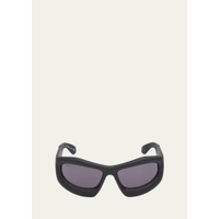 오프화이트 Off-White Mens Katoka Acetate Wrap Sunglasses 4525673