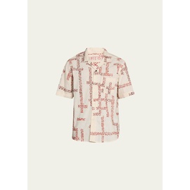 KARDO Mens Embroidered Camp Shirt 4559818