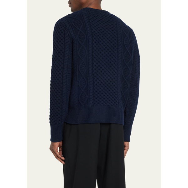  Bally Mens Embroidered Fishermans Wool Sweater 4559826