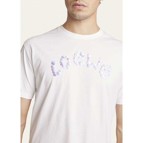 로에베 로에베 Loewe x Paulas Ibiza Mens Bubble Logo T-Shirt 4570811