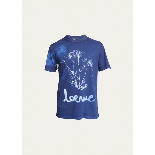 로에베 로에베 Loewe x Paulas Ibiza Mens Fennel Graphic T-Shirt 4570814