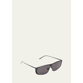 생로랑 Saint Laurent Mens Sl 605 Metal Rectangle Sunglasses 4579922