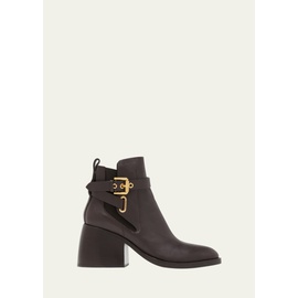 See by Chloe Averi Leather Buckle Ankle Boots 4580277