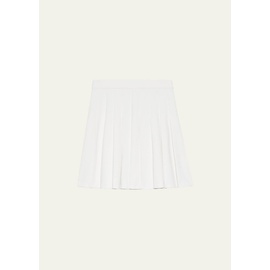 띠어리 Theory Cotton-Blend Pique Pleated Mini Skirt 4580390