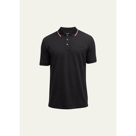 몽클레어 Moncler Mens Archivio Pique Tipped-Collar Polo Shirt 4584461