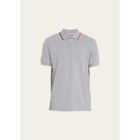 몽클레어 Moncler Mens Pique Tipped-Collar Polo Shirt 4584492