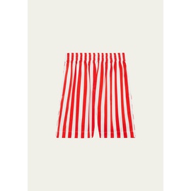 버버리 Burberry Tawney Stripe Silk Shorts 4589213