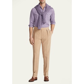 랄프로렌 Ralph Lauren Purple Label Mens Aspen Western Garment-Dyed Shirt 4594402