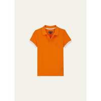 Vilebrequin Boys Embroidered Turtle Pique Polo Shirt, Size 2-12 4595762