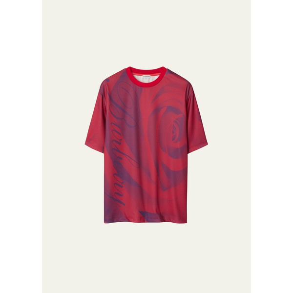 버버리 버버리 Burberry Mens Rose Jersey T-Shirt 4628384